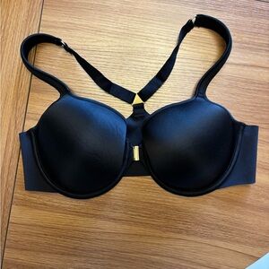 Aisilin Black Women's Bra Front Closure Racerback 40C